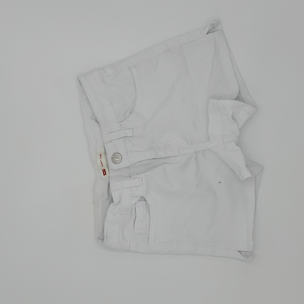 Girls white  Levi's shorty shorts size 10